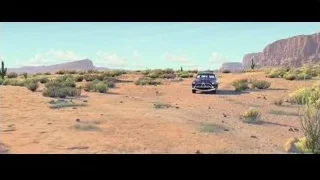 vintage cars parked in desert — Cars