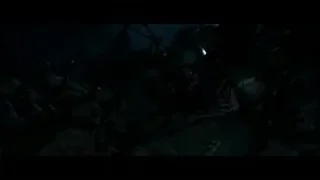 soldier in helmet in dark cave — Hacksaw Ridge