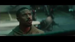 African-American man in hoodie in workshop — Creed 3