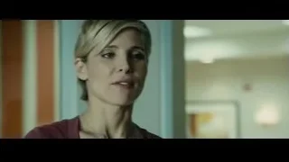 woman and man looking through hospital window — Furious Seven
