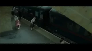 people on train station platform — Harry Potter and the Deathly Hallows 2