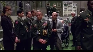 Three men in military uniforms walking — Spider Man