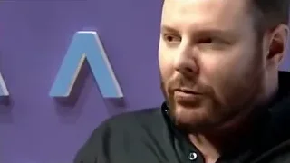 man with beard against purple wall — Screened Out