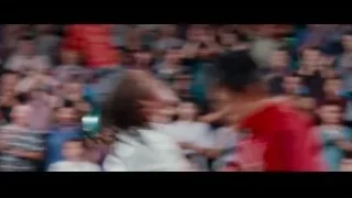 Man and woman performing martial arts on stage — The Karate Kid