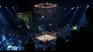 crowd gathered around a wrestling ring — Spider Man