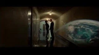 couple embracing in dimly lit corridor — Steve Jobs