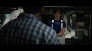 woman in NASA uniform with man — Interstellar