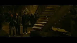 people walking up stairs at night — The Social Network