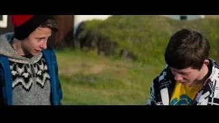two boys in grassy field with house — The Secret Life of Walter Mitty