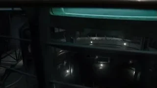 dimly lit control room with staircase — The Avengers