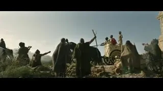 people riding horses in mountains — Gladiator 2