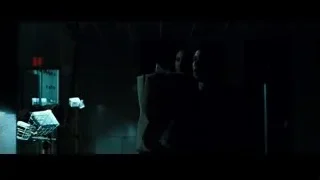two men in dark room with spotlight — Fight Club