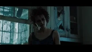 woman in sparkly dress by dilapidated window — Fight Club