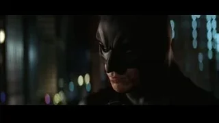 Batman's face in suit and cape — Batman