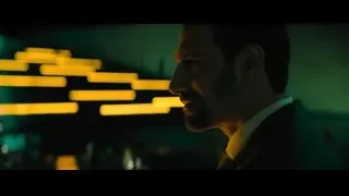 man in suit with glowing yellow lines — John Wick: Chapter 4
