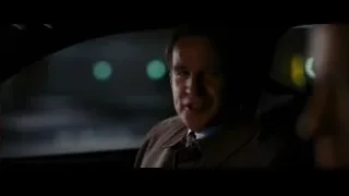 man in car at night with serious expression — Batman: The Dark Knight Rises