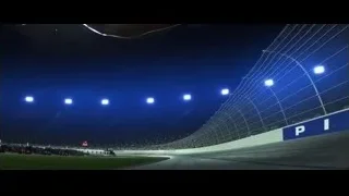 Race car crashed into fence at night — Cars 3
