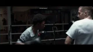 two men sparring in boxing ring — Southpaw