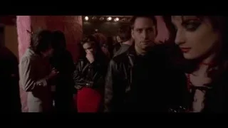 Large explosion in cityscape at night — American Psycho