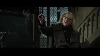 Elderly man pointing in dimly lit room — Harry Potter and the Goblet of Fire