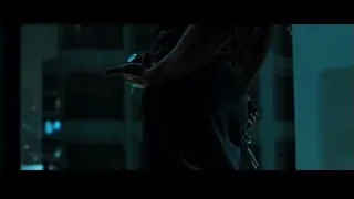 Person holding gun in dimly lit room — Fight Club