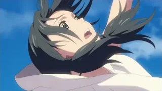 young woman lying in air — Weathering with You