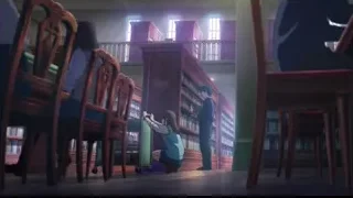 Man and woman reading in library — I Want To Eat Your Pancreas