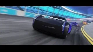 black sports car racing at night — Cars 3