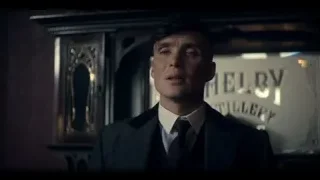 Woman deep in thought at office desk — Peaky Blinders