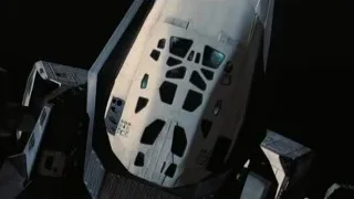 close-up of futuristic spaceship — Interstellar