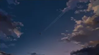 two airplanes flying in cloudy sky — Your Name