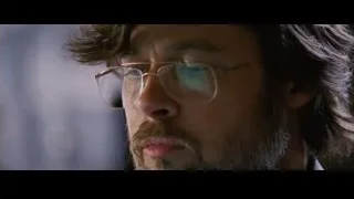 man with serious expression wearing glasses — The Big Short
