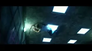Person hanging upside down in dark room — Lucy