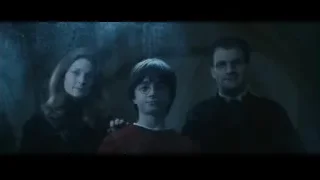 Hermione, Ron, Snape in dimly lit room — Harry Potter and the Philosophers Stone