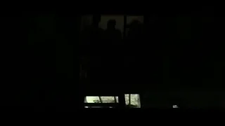 three people silhouetted in dark room with ladder — Harry Potter and the Deathly Hallows 2