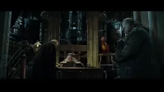 Dumbledore and Snape in dimly lit room — Harry Potter and the Goblet of Fire