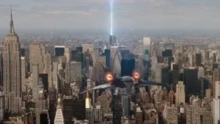 New York City skyline view — The Avengers