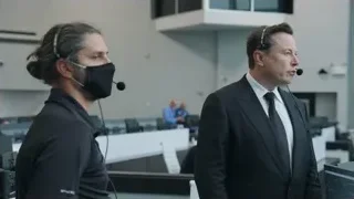 two men in call center — Elon Musk: Return to Space