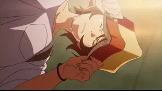 animated man sleeping with striped scarf — I Want To Eat Your Pancreas