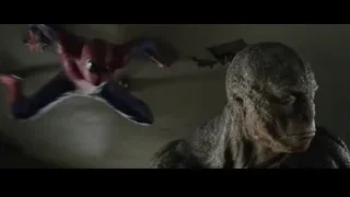 Close-up of dinosaur head in a room — The Amazing Spider Man