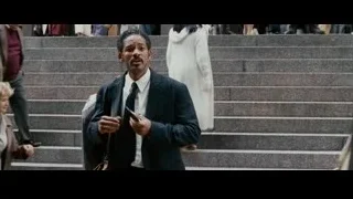 people walking up stairs — The Persuit of Happyness
