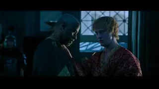 two men in robes in dim room — Gladiator 2