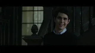young man in dilapidated room with staircase — The Social Network