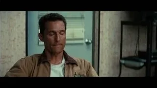 man in brown jacket gesturing in room — Interstellar
