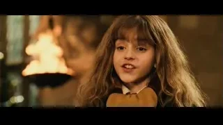 blonde girl with surprised expression — Harry Potter and the Philosophers Stone