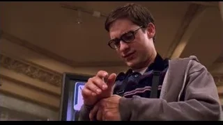 Television screen with DNA and logo — Spider Man