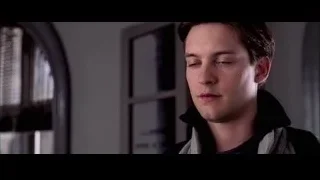 Young man with eyes closed — Spider Man 2