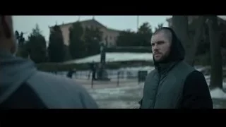 Man in park with statue in snow — Creed 2