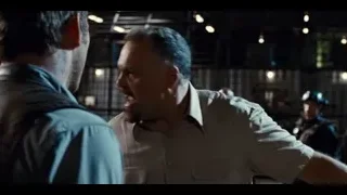 two men conversing with police officer — Jurassic World