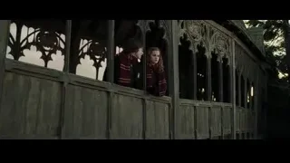 young man and woman by window — Harry Potter and the Goblet of Fire